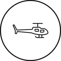 Hubschrauber-Vektor-Symbol vektor