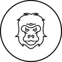 Gorilla-Vektor-Symbol vektor