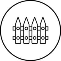 Zaun-Vektor-Symbol vektor