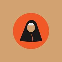 Hijab Frau Muslim Vektor