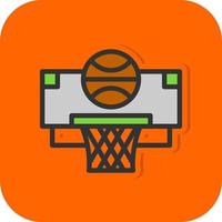 Basketball-Vektor-Icon-Design vektor