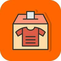 kläder donation vektor ikon design