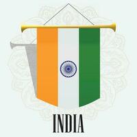 Vektor Flagge von Indien Symbol