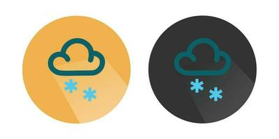 Wetter Symbol, Wolke, Regen, Schnee, Regen tropfen, Schneeflocke Symbole, Vorhersage, Klima und Meteorologie Symbole , Wetter Logo bunt Vektor Symbole 2