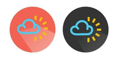 väder ikon, solig moln, regn, snö, regn släppa, snöflinga ikoner, prognos, klimat och meteorologi ikoner , väder logotyp färgrik vektor ikoner