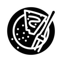 lecker Schokolade Süßigkeiten Essen Glyphe Symbol Vektor Illustration