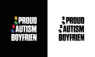 Autismus Zitat t Hemd Design, Typografie vektor
