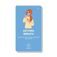 astma andetag vektor