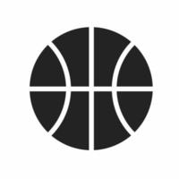 Basketball Symbol. Basketball Symbol Illustration auf Weiß Hintergrund. Lager Vektor Illustration.