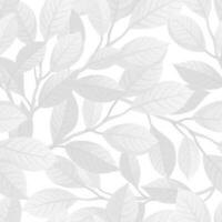 blommig sömlös mönster. vektor illustration av vit grenar och löv. vår och sommar bakgrund.