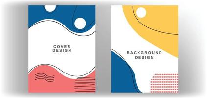 korporativ Flyer, Broschüre Abdeckung, geometrisch Muster Design Vorlage vektor