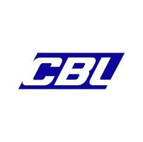 cbl företag namn monogram. cbl ikon. vektor