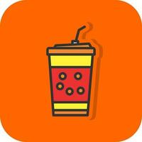 Bubble Tea-Vektor-Icon-Design vektor