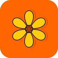 Minze-Ringelblumen-Vektor-Icon-Design vektor