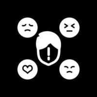 Emotionsfaktoren Vektor-Icon-Design vektor