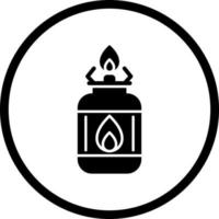 Vektorsymbol für Campinggas vektor