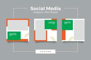 Social Business Rabatt Social Media Post Vorlage vektor