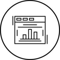 Statistik-Vektorsymbol vektor