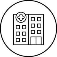 Krankenhaus-Vektor-Symbol vektor