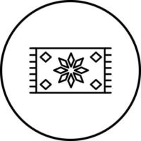 Teppich-Vektor-Symbol vektor