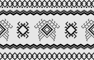 afrikansk tribal svart och vitt abstrakt etniska geometriska mönster. design för bakgrund eller wallpaper.vector illustration för att skriva ut tygmönster, mattor, skjortor, kostymer, turban, hattar, gardiner. vektor