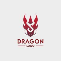 Brief s Unendlichkeit Drachen Logo vektor