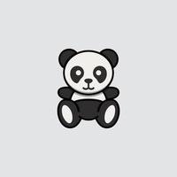 söt panda Björn vektor design