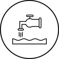 Wasserhaus-Vektorsymbol vektor