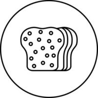 Brot-Vektor-Symbol vektor