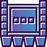 Kino-Werbevektor-Icon-Design vektor