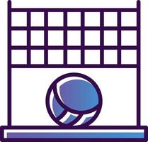 strand volleyboll vektor ikon design