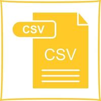 csv vektor ikon