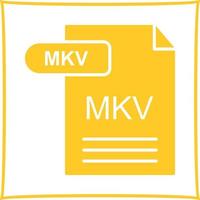 mkv vektor ikon