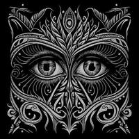ängel öga illustrationer vanligtvis porträttera en par av lugn, lysande ögon uppsättning inom en delikat halo. de är vanligen Begagnade i andlig och religiös bilder vektor