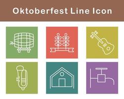 oktoberfest vektor ikon uppsättning