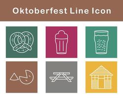 oktoberfest vektor ikon uppsättning