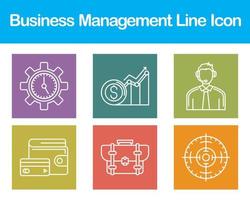 företag förvaltning vektor ikon uppsättning
