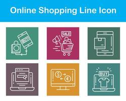 Online-Shopping-Vektor-Icon-Set vektor