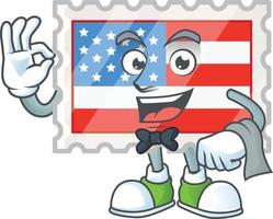 Unabhängigkeit Tag Briefmarke Symbol Design vektor