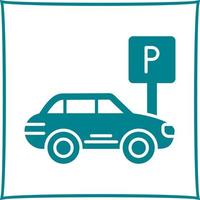 Parkplatz-Vektor-Symbol vektor