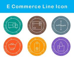 E-Commerce-Vektor-Icon-Set vektor