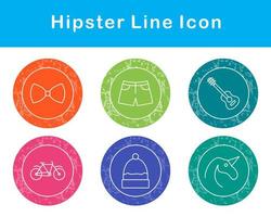 Hipster Vektor Symbol einstellen