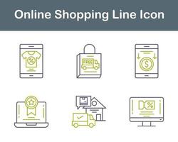 Online-Shopping-Vektor-Icon-Set vektor