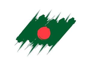 bangladesh flagga design illustration, ikon flagga design med elegant begrepp vektor