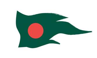 Bangladesch Flagge Design Illustration, Symbol Flagge Design mit elegant Konzept vektor