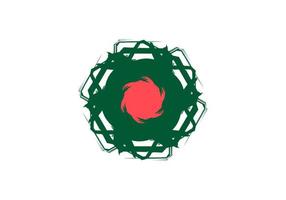 Bangladesch Flagge Design Illustration, Symbol Flagge Design mit elegant Konzept vektor