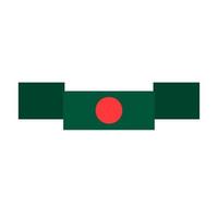 Bangladesch Flagge Design Illustration, Symbol Flagge Design mit elegant Konzept vektor
