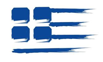 Griechenland Flagge Design Illustration, einfach Design mit elegant Konzept vektor