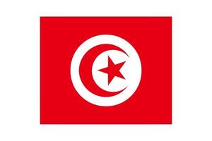 tunis flagga ikon, ikon flagga design med elegant begrepp, design flagga illustration vektor