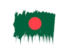 Bangladesch Flagge Design Illustration, Symbol Flagge Design mit elegant Konzept vektor